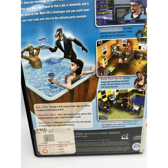 Sony Playstation 2 PS2 The Sims 1 Original Game Complete With Manual - Picture 4 of 9